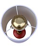lampy stołowe Lampa stołowa z abażurowym kloszem Belgia lata 80. 6