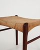 pufy do siedzenia Podnóżek palisandrowy, duński design, lata 70, produkcja: Dania 3