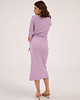 sukienki midi damskie Sukienka Samantha Lilac 1