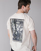 t-shirty męskie T-shirt z obrazem, beżowy 1