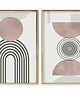 plakaty ZESTAW PLAKATÓW boho w modnym stylu Mid Century Modern 2