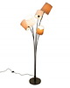 lampy podłogowe Lampa podłogowa, stojąca Multi Levels, lniane klosze, 176x50x50 cm 1