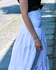 spódnice maxi Spódnica maxi biała Sara XS  S 1