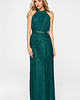 sukienki maxi damskie Suknia z dekoltem typu halter-szmaragdowa(M-721) 1