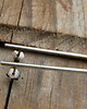 kolczyki wire wrapping długie kreski - sztyfty 2