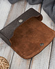 etui na okulary ETUI NA OKULARY PIÓRNIK POKROWIEC ZE SKÓRY BRĄZOWY PAOLO PERUZZI T-83-BR 3