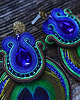 kolczyki soutache Peacock Eye-kolczyki soutache 6