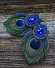 kolczyki soutache Peacock Eye-kolczyki soutache 1