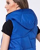 kurtki damskie Kamizelka puchowa Iceland Look niebieska 4