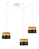 lampy wiszące Elegancki żyrandol pająk do salonu z kloszami WAIKIKI W3 DUAL 4