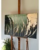 obrazy Obraz ręcznie malowany na płótnie 60x90 cm - Głębia 6