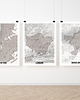 plakaty New York NY mapa plakat  50x70 cm / A3 / A4 8