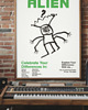 plakaty PLAKAT Alien retro poster dekoracja lata 80te prezent kosmita 6