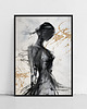 plakaty Plakat Mystery Woman - abstrakcja 2