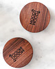 podkładki do kuchni Drewniane, okrągłe podstawki pod kubek 3