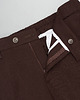 spodnie męskie Spodnie prossedi brązowe slim fit 3