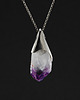 srebrne naszyjniki Naszyjnik z Ametystem 2