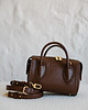 torby na ramię LUCKY BAG - skórzana torebka - brąz klasyczny 4