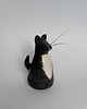 figurki i rzeźby Ceramiczny piesek na psie wąsy wibrysy 1