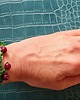 bransoletki wire wrapping Bransoletka gałązka z fuksjowymi agatami 2 1