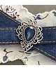 broszki Brosza z kolekcji Jeans  z kryształkiem 3