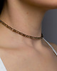 chokery Choker na szyję z kwarcu dymnego 1