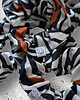 gumki do włosów Gumka  Scrunchie Zebra 2