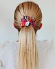 gumki do włosów Scrunchie do włosów, gumka do włosów z wiskozy Letnia fiesta MIDI 5