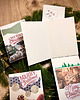 kartki scrapbooking Zabawne, kolażowe kartki świąteczne Merry Christmas - zestaw 5 szt 5