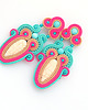kolczyki soutache Spacer brzegiem morza 2 1