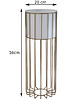 kwietniki Kwietnik metalowy stojący GOLD Design LOFT 56cm 3