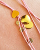 chokery Choker z blaszką różowy 3