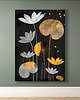 plakaty Liście lotusu - Plakat, druk - Chiński Orient, Harmonia Zen, Wabi Sabi #101 1