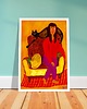 plakaty Plakat Woman with Cats 3