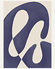 plakaty Zestaw dwóch plakatów violet abstract 3