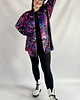 bluza bez kaptura damska Aksamitna BLUZA/ KIMONO domowe/marynarka, autorski print rafa koralowa 7