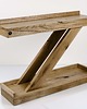 regały i półki Konsola Dębowa Loft Drewno Lite 65  cm  SKD-223 1