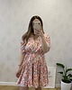 sukienki mini damskie Zwiewna Sukienka w Kwiaty, Elegancka Sukienka w Kwiaty - 3 WZORY 8