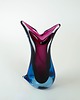 wazony Wazon, szkło Murano, włoski design, lata 60, produkcja: Włochy 6