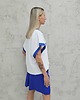 t-shirt damskie Bawełniany bezrękawnik z nadrukiem - Blue shells 3