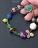 bransoletki - inne Eklektyczna urocza kolorowa bransoletka w stylu boho handmade PREZENT 4