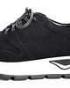 sneakersy damskie Sneakersy skórzane -  biało czarne  (7022) 3