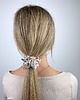 gumki do włosów Bawełniana Scrunchie do włosów Vichy Beige 1