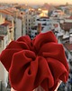 gumki do włosów Czerwona gumka scrunchie Juicy Red 2