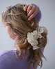 gumki do włosów Scrunchie Nasturcja, gumka do włosów, handmade 1