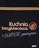 fartuchy kuchenne Fartuch Kuchenny CZARNY haftowany bawełniany Kuchnia Bezglutenowa PREZENT 1