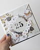 kartki scrapbooking 25 rocznica ślubu, srebrne gody, kartka 3d 4