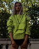 kurtki damskie Kurtka wiatrówka typu anorak neon lime 12