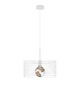 lampy wiszące Czarna lampa wisząca do salonu w stylu loftowym CLIZA LOFT 3
