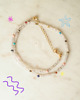 chokery Choker z labradorytu i kamieni 1